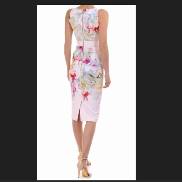 TED BAKER ARIENNE HANGING GARDENS FLORAL DRESS- Size 2 (US size 6) - Picture 2 of 4